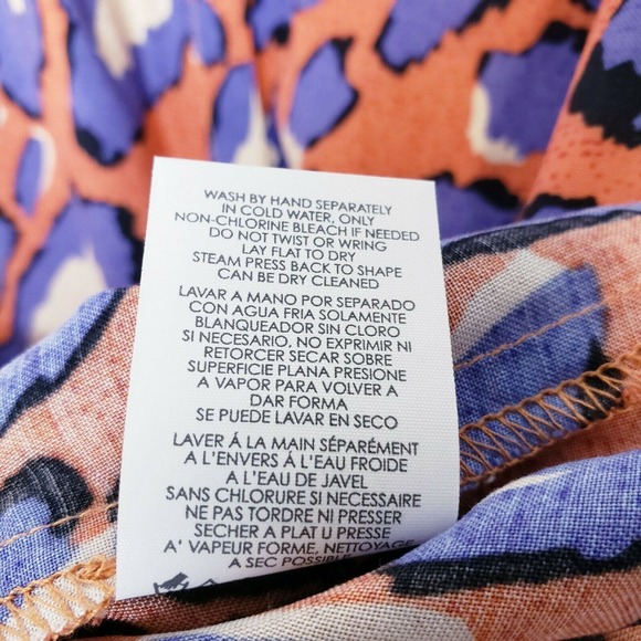 Cabi‎ Small Isla Cami Oversized Tank Top Animal Print Button Front - Picture 9 of 10